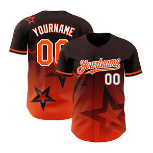 Nuevo diseño personalizado tallas grandes camiseta de béisbol equipo deportivo de moda desgaste personalizado sublimado camiseta de béisbol - Product Image 4