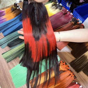 2024 Hot Trend Mix Couleur Bonestraight Bundles Cheveux Humains Vietnamiens Bruts pour Femmes Noires Modèle Féminin 1 - Product Image 1