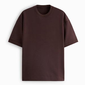 NUEVO personalizado hombres 100% algodón francés Terry sudaderas de gran tamaño cuello redondo de alta calidad hombro caído casual pulóver sudadera - Product Image 6