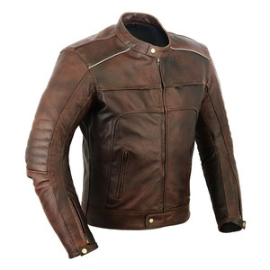 Chaqueta de Motociclista de Cuero 100% Más Vendida para Hombre, Chaqueta de Motociclista Hecha a Medida - Product Image 2