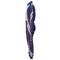 Traje de Carreras de Karting para Adultos de Talla Grande, Transpirable, Resistente al Viento, de Alta Calidad, Diseño de Sublimación en Poliéster/Nailon, Cuello Alto, Manga Larga