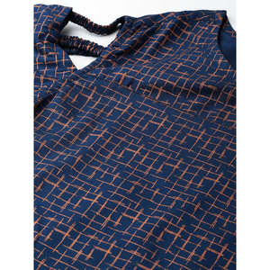 ชุดเดรสเรยอนผ้าเรยอนพิมพ์ลายทองแดง - Product Image 4