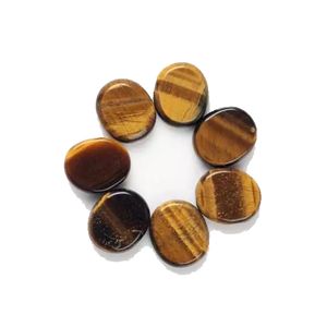 คริสตัลพลอยพลอยเม็ดแบนทรงตาเสือแบบแบนทรงฝ่ามือแบนทำจากหินธรรมชาติคุณภาพสูง - Product Image 6