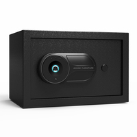 Coffre-fort électronique miniature pour la maison, le bureau, l'hôtel, la banque, avec lecteur d'empreintes digitales