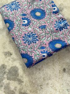 Tela de algodón indio por yarda estampado de bloque de punto floral para coser confección acolchado - Product Image 2