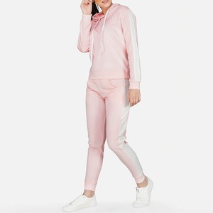 Conjunto Deportivo para Mujer, Personalizado, de Algodón, Felpa Francesa, Pantalones Deportivos Casuales de Punto, Sudadera con Capucha, Chándal - Product Image 6