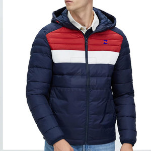 Veste d'hiver matelassée durable pour hommes avec logo personnalisé sur le devant, respirante, écologique, légère, élégante, streetwear, avec couleurs personnalisées - Product Image 1