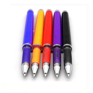 NP-095 Bolígrafos promocionales multicolor con tapa de plástico, bolígrafos de tinta de gel premium con logotipo personalizado - Product Image 2