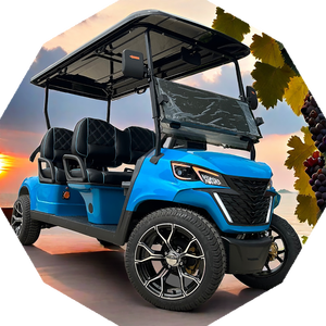 Chariots de golf électriques de chasse 6 places 4x4 de qualité supérieure 72V entraînés par l'arrière modernes et bon marché - Product Image 1