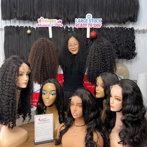 Extensiones de Peluca de pelo Remy birmano vietnamita de lujo HD encaje Frontal birmano peluca rizada pelo - Product Image 6