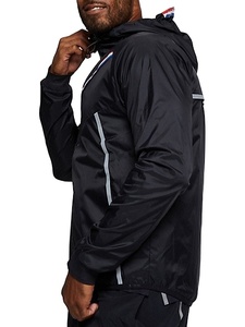 แจ็กเก็ตกันลมออกแบบได้ตามต้องการสำหรับผู้ชายเสื้อกันลมแบบลำลองบริการ OEM ลายพรางทอ100% โพลีเอสเตอร์ทอมฤดูใบไม้ผลิ - Product Image 5