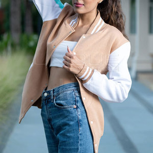 Utilisation confortable femmes Lettermen vestes séchage rapide femmes légères Lettermen vestes en bas quantité minimale de commande - Product Image 5