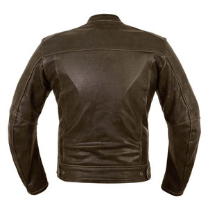 Vestes en cuir véritable de la meilleure qualité pour hommes pour l'automne hiver veste d'hiver en cuir teint uni de style High Street - Product Image 2