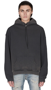 Logo personnalisé vierge grande taille sweats à capuche pour hommes de haute qualité 100% coton sweat à capuche lourd impression bouffante sweats à capuche surdimensionnés unisexe - Product Image 5