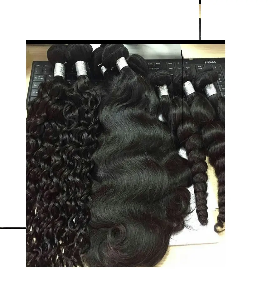 Оптовая продажа российских европейских шелковистых прямых волнистых волос Remy Необработанные волосы без утка машина двойной пучок оптом
