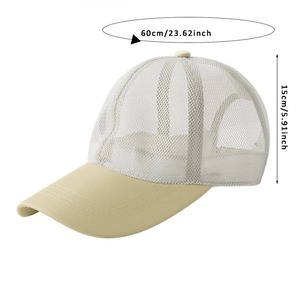 Gorra de béisbol de malla completa de verano para hombre y mujer, protección solar de enfriamiento de secado rápido, senderismo, Golf, correr, sombrero ajustable - Product Image 6