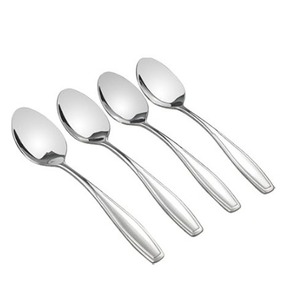 Cuillère à café à thé en acier inoxydable avec approvisionnement direct d'usine Cuillères de service de dîner de qualité alimentaire à long manche pour une utilisation en fête - Product Image 1