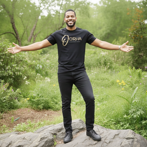 เสื้อยืดคอกลมผู้ชาย คุณภาพพรีเมียม พร้อมปักชื่อแบรนด์ตามสั่ง สีดำ เสื้อยืดผู้ชาย ผ้าฝ้าย 100% ราคาขายส่ง - Product Image 2