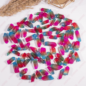 Vente en gros de mini-quartz arc-en-ciel de qualité supérieure, poli à la main, cristal naturel de guérison, décoration Feng Shui pour la maison, au meilleur prix - Product Image 4
