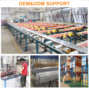 맞춤형 양극 산화 알루미늄 프로파일 압출 금속 타일 엣지 스트립 (야외 건설 및 장식용) OEM ODM - Product Image 6