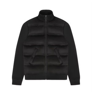 เสื้อโค้ทขนเป็ดยูนิเซ็กส์ไซส์พิเศษสำหรับผู้ชายแจ็คเก็ตทรงพองแนวฮิปฮอปแจ็คเก็ตลำลองสีดำสำหรับฤดูหนาว - Product Image 6