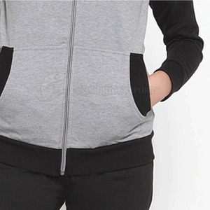 Women's Customizable 100% Cotton Tracksuit <b>Set</b> Stand Collar Solid Casual <b>Knitting</b> Breathable Quick Dry Workout Running One <b>Set</b> - Product Image 5