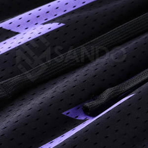 Pantalones cortos de baloncesto profesionales 100% poliéster patrón sólido Casual fabricado fábrica transpirable ropa deportiva para hombres - Product Image 4