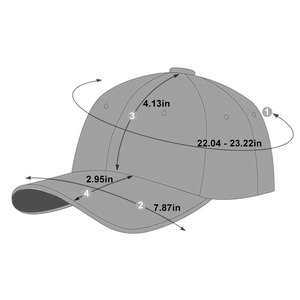 Gorra de béisbol deportiva de 6 paneles con logotipo bordado de alta calidad personalizada al por mayor, gorras de poliéster, gorra de béisbol con agujero cortado con láser - Product Image 6