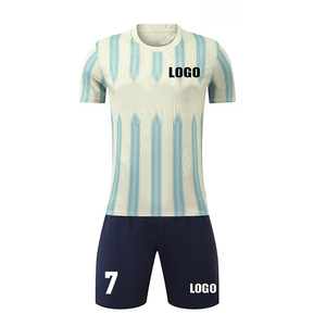 Último estilo 100% poliéster fútbol Jersey entrenamiento ropa deportiva Francia fútbol Jerseys sublimación ropa uniformes - Product Image 2