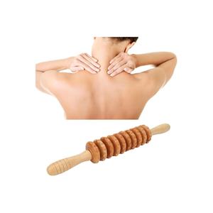Rodillo de masaje de madera para cintura, cuello, espalda y piernas, anticelulítico, de primera calidad - Product Image 3