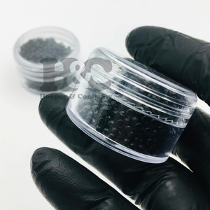 Kit d'extensions capillaires avec micro-anneaux de 2 mm, perles nano, pinces à kératine de qualité chirurgicale, 100 perles colorées disponibles - Product Image 2