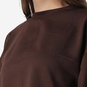 Ropa informal para mujer sudaderas Crop Top mangas completas a juego cordón transpirable Crop Top sudadera para mujer - Product Image 6