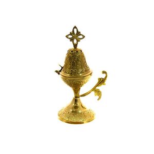 Brûleur d'encens en laiton de qualité élégante Table de mariage de luxe Bakhoor brûleur en acier inoxydable aromathérapie décor à la maison Offres Spéciales - Product Image 5