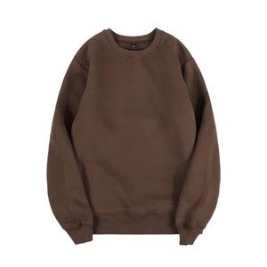 Sweat-shirt unisexe en molleton 100% coton de haute qualité 350 GSM, surdimensionné, avec logo personnalisé brodé, streetwear, impression sérigraphique - Product Image 1