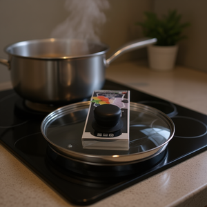 Tapa de Vidrio Transparente para Olla de 30 cm, Cromada 420, para Piezas de Utensilios de Cocina Metalsomma - Product Image 3