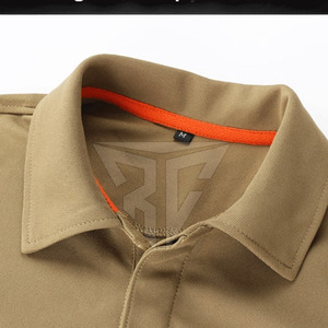 เสื้อยืดโปโลผู้ชายใส่สบายขนาดใหญ่ผ้าคอตตอน100% ยี่ห้อส่วนตัว - Product Image 6