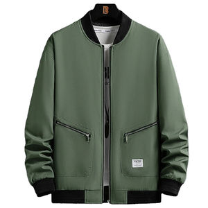 2025 personnalisé luxe hommes varsité veste toile avec broderie et cuir manches décor Style décontracté Letterman manteau d'hiver - Product Image 4