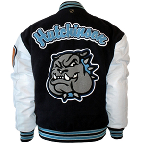Wholesale Custom Canvas Collarless <b>Varsity</b> <b>Jackets</b> for <b>Kids</b> with Front Logo Winter Season OEM Service - Product Image 2