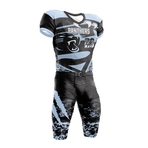 Conjuntos de Uniformes de Fútbol Americano Ligeros, Transpirables, Estampados, Antibacterianos, de Manga Corta, Personalizables con Nombre de Equipo y Logotipo - Product Image 5