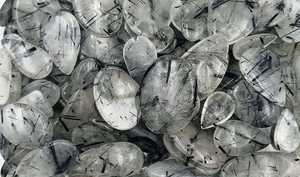 อัญมณีทรงหลวมธรรมชาติพลอยเจียระไนสีดำสวยงามสำหรับทำเครื่องประดับหินทับทิมสีดำ - Product Image 2