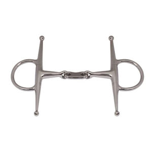 บิตม้าสแตนเลสคุณภาพสูงแบบใช้ซ้ำได้ สำหรับสัตว์  แบบ Full Cheek Double Jointed อุปกรณ์ขี่ม้า - Product Image 3