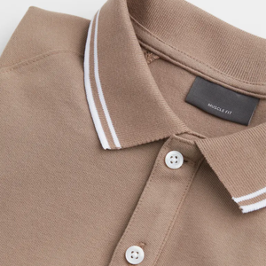 Camiseta de manga corta de punto liso para hombre, camisetas de algodón informales de negocios con bolsillo de secado rápido - Product Image 4