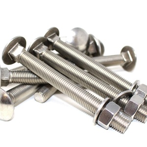 Boulon à tête hexagonale en acier allié personnalisé, finition zinguée, pour applications en bois, fabrication OEM ODM - Product Image 1