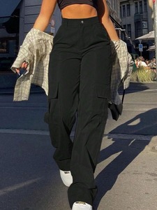 กางเกง100% วิ่งสำหรับผู้หญิงกางเกงผ้าฝ้ายหลายกระเป๋าแห้งเร็วทันสมัยใหม่สำหรับฤดูร้อน - Product Image 4