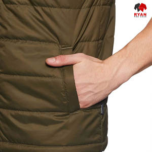 Chaleco Acolchado Impermeable Personalizado Ryan Pro Gear para Hombre con Tela de Lana Peinada, Transpirable y Antipilling, Opciones de Logotipo OEM - Product Image 2