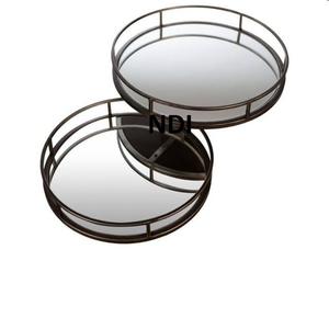 Unique Style Set Of 2 Hot Selling Custom Made <b>Sweet</b> Or Pasta Serving Metal Tray For Weddings And Event Party Catering Server - Product Image 1