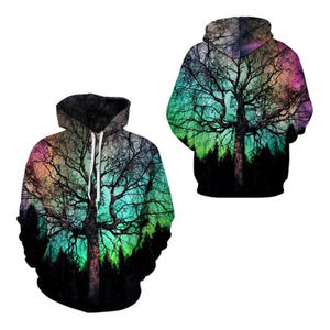 Sweats à capuche personnalisés en coton Boxy DTG Sublimation Print Camo Sublimation pour hommes - Product Image 2