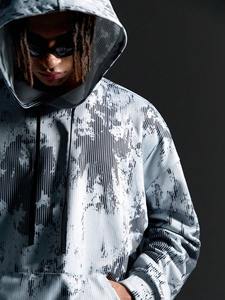 Sweat-shirt à capuche décontracté en polaire polyester personnalisé OEM, sublimation, marque privée, usine de streetwear, tissu doux, séchage rapide - Product Image 4