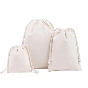 Petits sacs-cadeaux en coton durables et écologiques disponibles dans toutes les couleurs-recyclables pour le shopping ou comme cadeaux personnalisés - Product Image 1