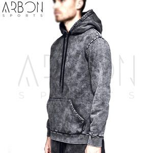 OEM ODM Service 2025 Diseño único Jersey de manga completa Estilo Mejor proveedor Hecho a mano en sudaderas con capucha de lavado ácido de precio razonable - Product Image 5